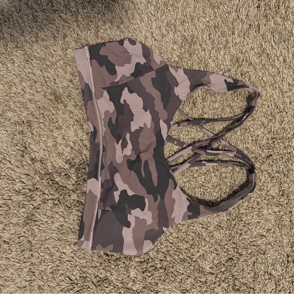Lululemon Camouflage Sports Bra